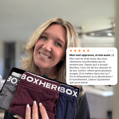 BOXER BOXHERO 1.0 EN FIBRE DE BAMBOU - CONFORT RÉVOLUTIONNÉ TOUT AU LONG DE LA JOURNÉE
